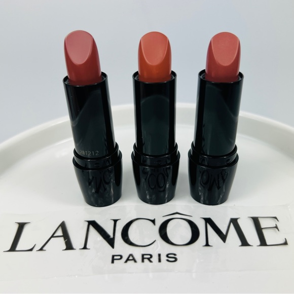 HP💄🎉Lancôme Limited Edition 3 Piece Set Full Size Color Design Lipstick NEW - Picture 1 of 3